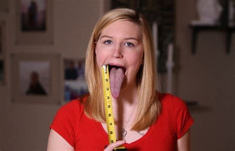 world's longest tongue girl